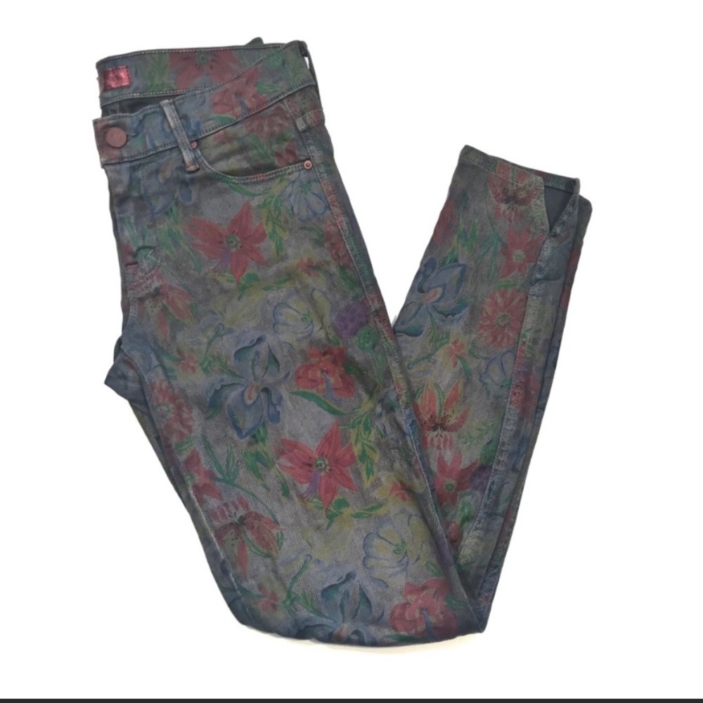 Mother 💜 roses and ghosts skinnies